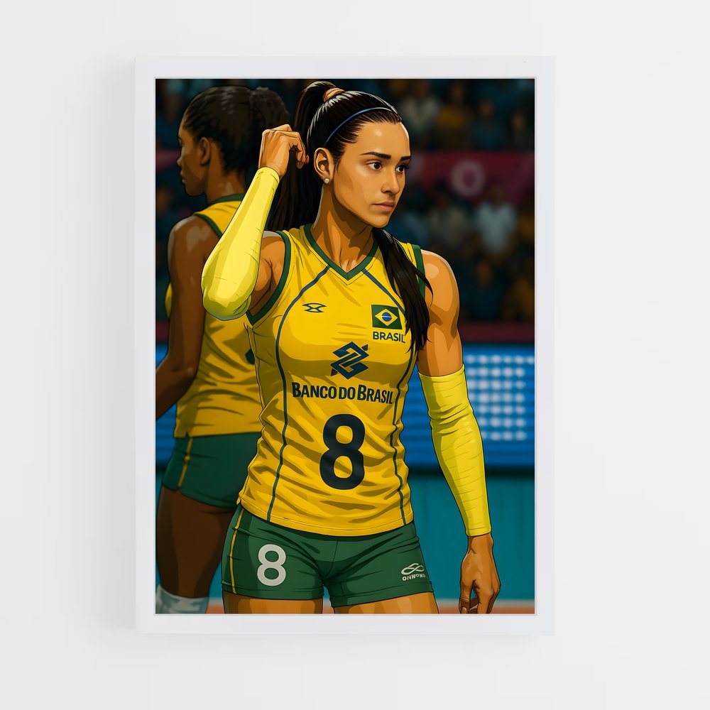 Poster Esprit de Volley – affiche Volleyball (vue 3)